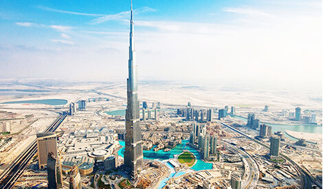 Dubai Arial View